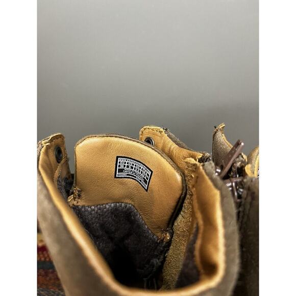 Keen Brown Leather Casual Bailey Lace Boot Womens size 6 cognac - Picture 5 of 9